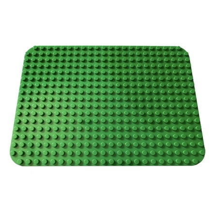 Green Building Block Base Plate for Large Blocks 15" x 10" - 1 Pack