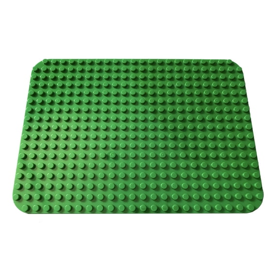 Green Building Block Base Plate for Large Blocks 15" x 10" - 1 Pack