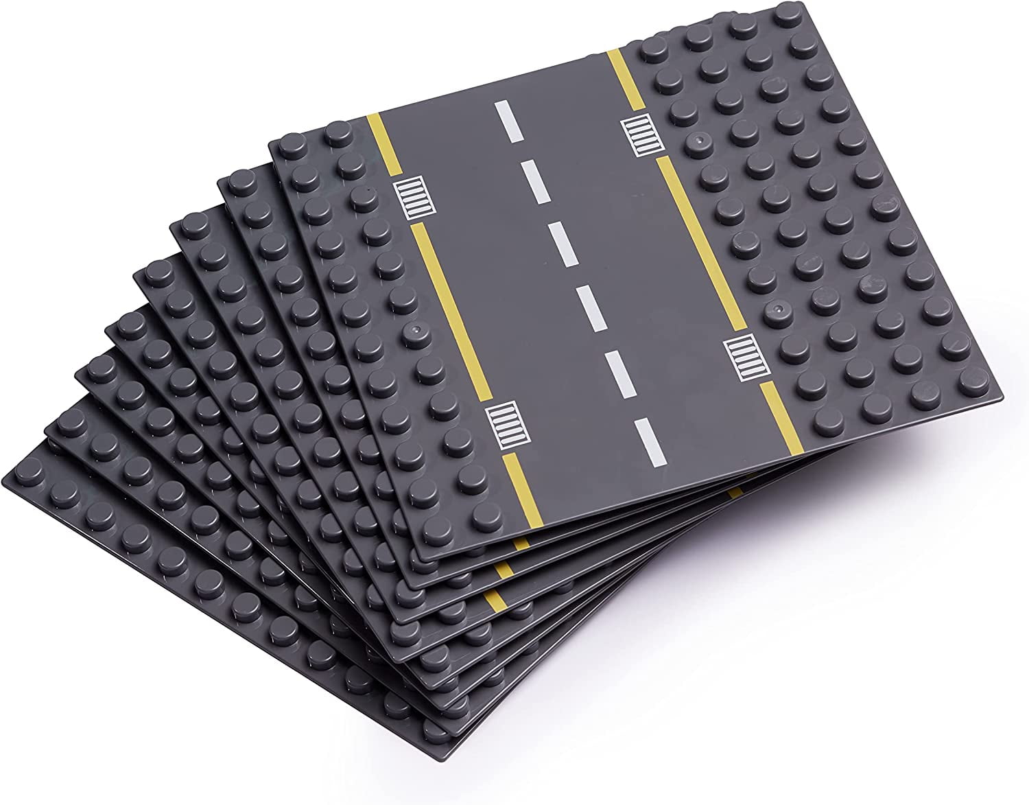 Apostrophe Games Durable Interlocking Block Building Set, 7.5 x 7.5 inches, 1.32 lbs, 8 Count