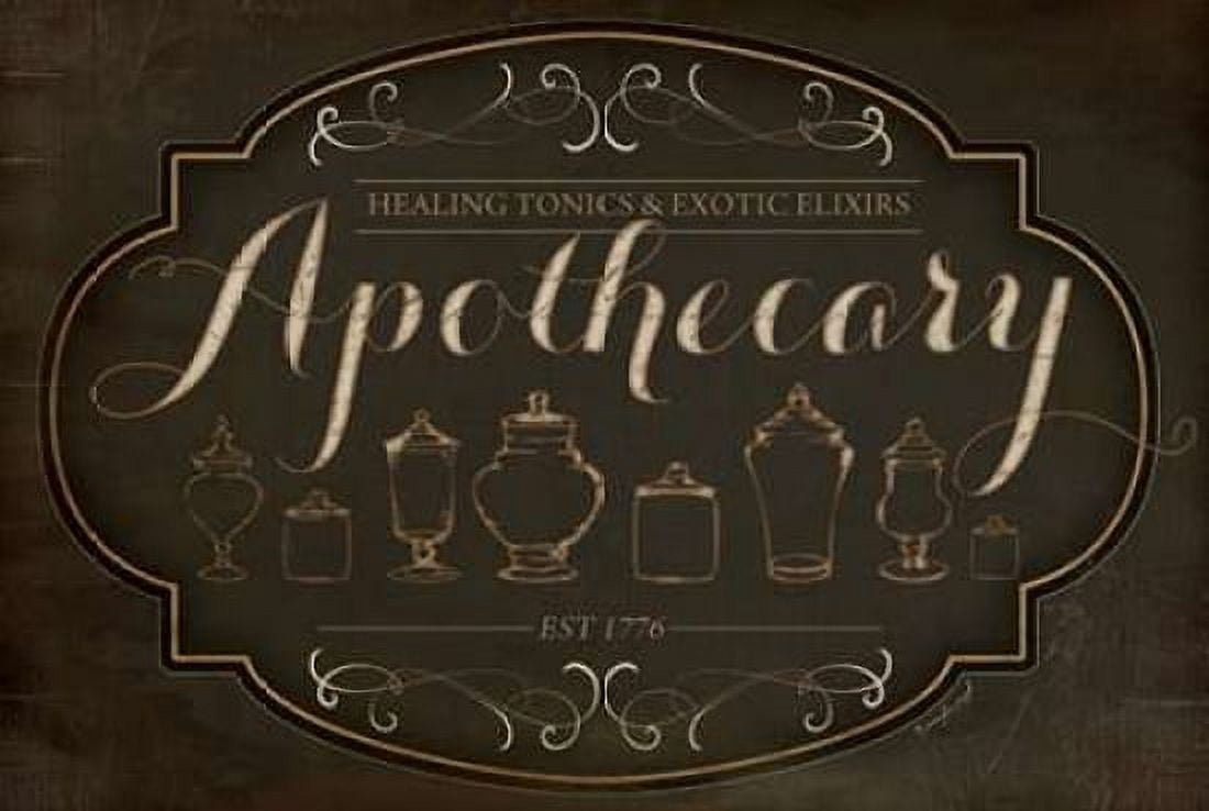 Apothecary Canvas Art - Jennifer Pugh (24 x 36)