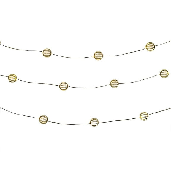 Apothecary & Company Decorative LED String Lights - Striped Micro Balls