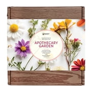 Apothecary Garden Wellness Kit   9 Herb & Flower Seeds with Pots