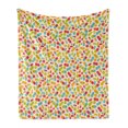 thumbnail image 1 of Apothecary Soft Flannel Fleece Throw Blanket, Pills Capsules Health Vibrant Pharmacy Background Vitamin Clinic Kids, Cozy Plush for Indoor and Outdoor Use, 60" x 80", Multicolor, by Ambesonne, 1 of 6