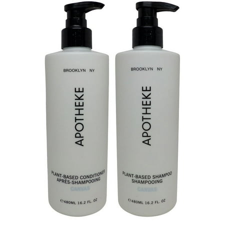 Apotheke Canvas Shampoo and Conditioner 16.2oz Pump Bottles