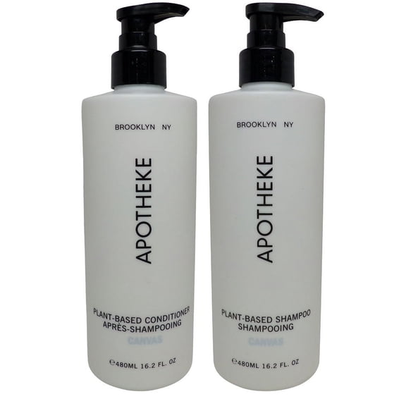 Apotheke Canvas Shampoo and Conditioner 16.2oz Pump Bottles