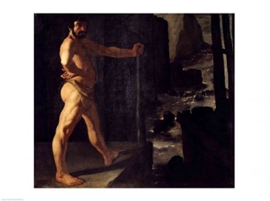 Apotheosis of Delacroix Canvas Art - Paul Cezanne (24 x 18)