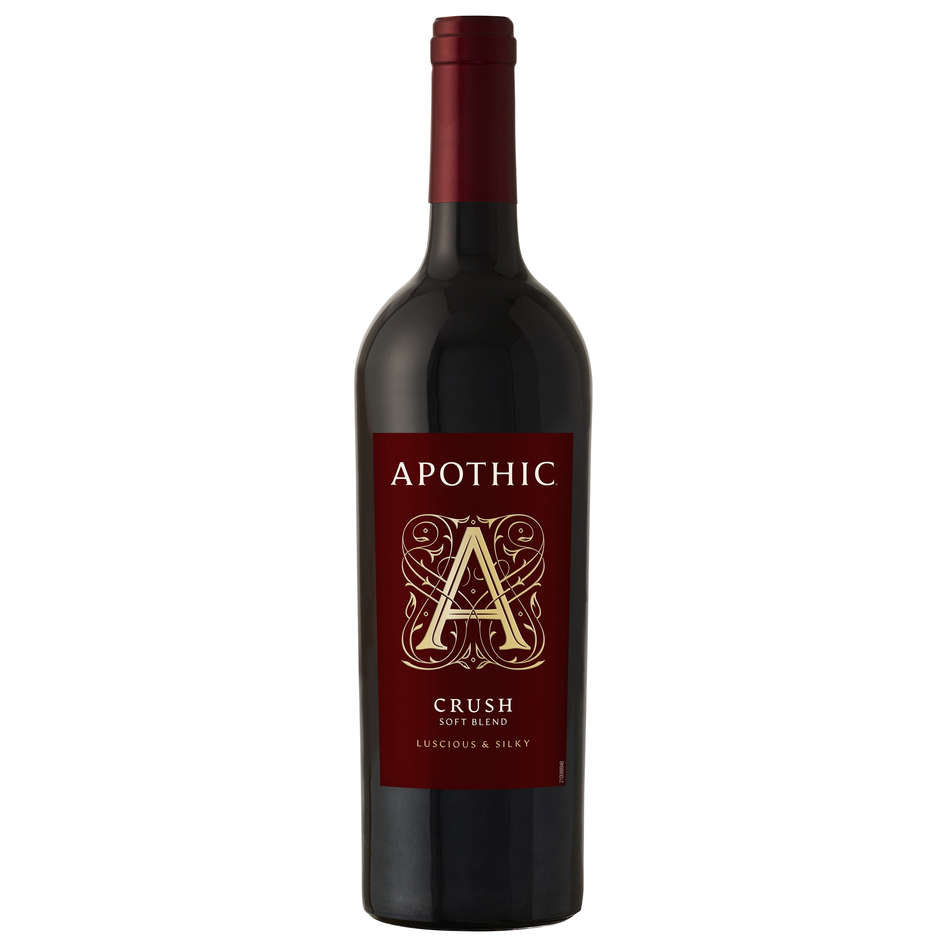 Apothic Crush Red Blend Red Wine 750 ml Glass Bottle, 15% ABV