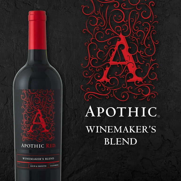 Apothic Inferno Red Blend Wine, California, 750ml Glass