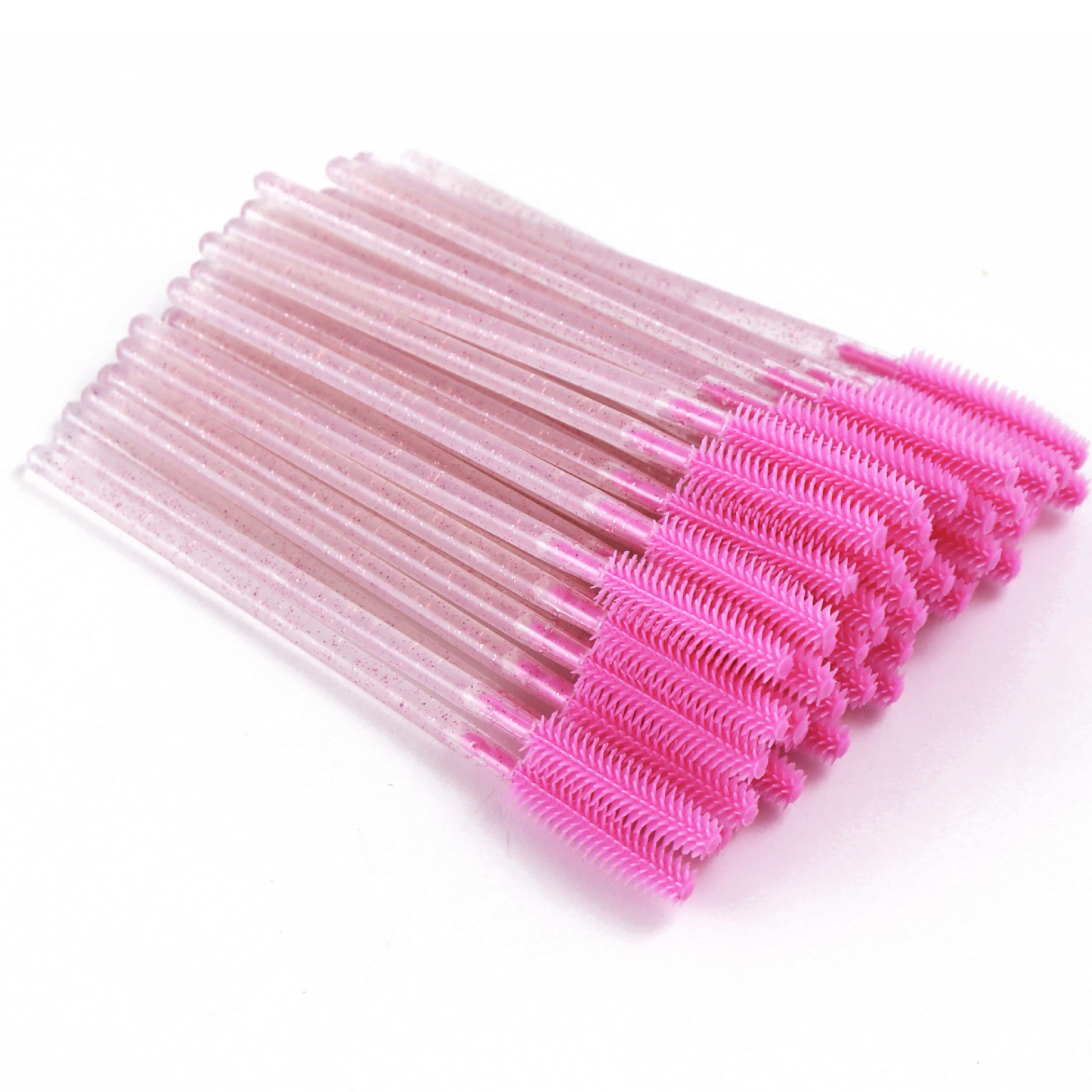 Apothie Disposable Silicone Mascara Wands Pink Crystal (50 pieces per