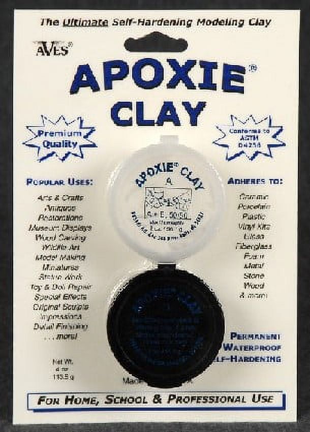 Apoxie Clay Native 2-Part Self-Hardening (Net wt. 4oz.)