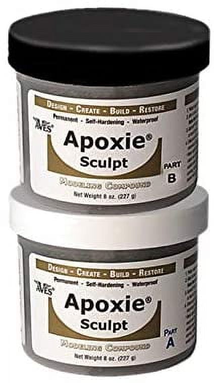 Apoxie Sculpt, white, Krampus supplies, Krampus masks