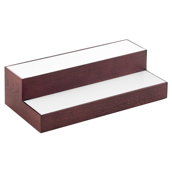 App 2-Tier Whiskey Shelf,16in LED Bottle Display with 7 Colors, USB Powered for 8 Bottles