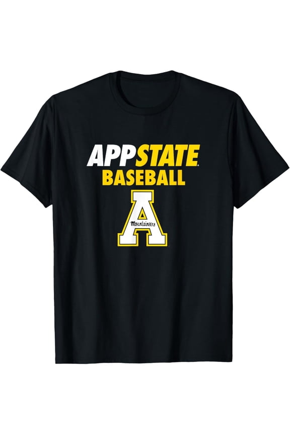 App State Baseball Mountaineers Sports Fan Apparel T-Shirt