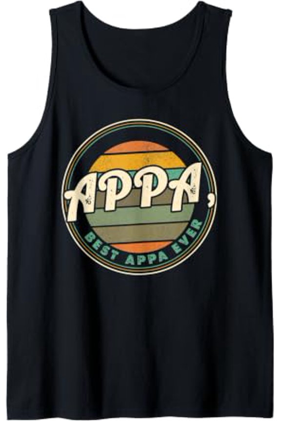 Appa Best Appa Ever Tank Top Size S-3XL