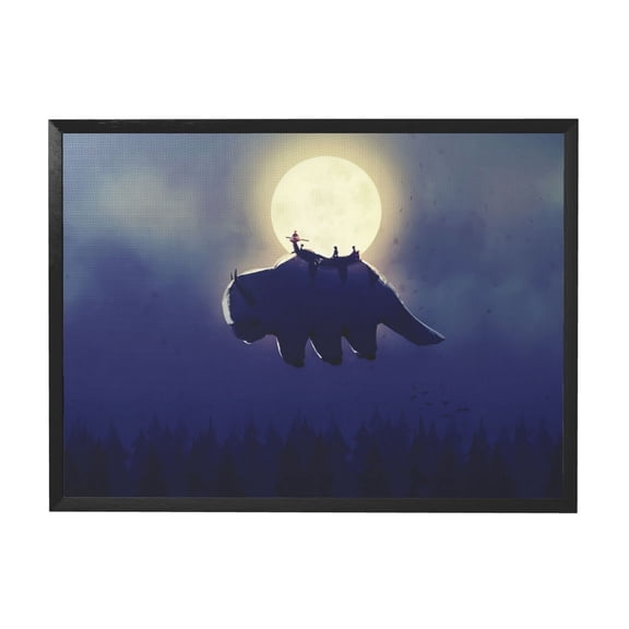 Appa Black Framed Canvas Wall Art Fashion Decor, 12x16in Wall Decor For Living Room, Bedroom, Office
