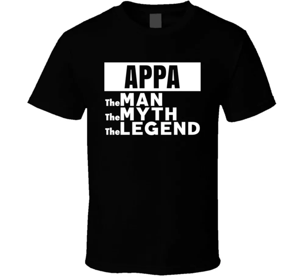 Appa The Man The Myth The Legend Father's Day Gift Dad Lithuanian T ...