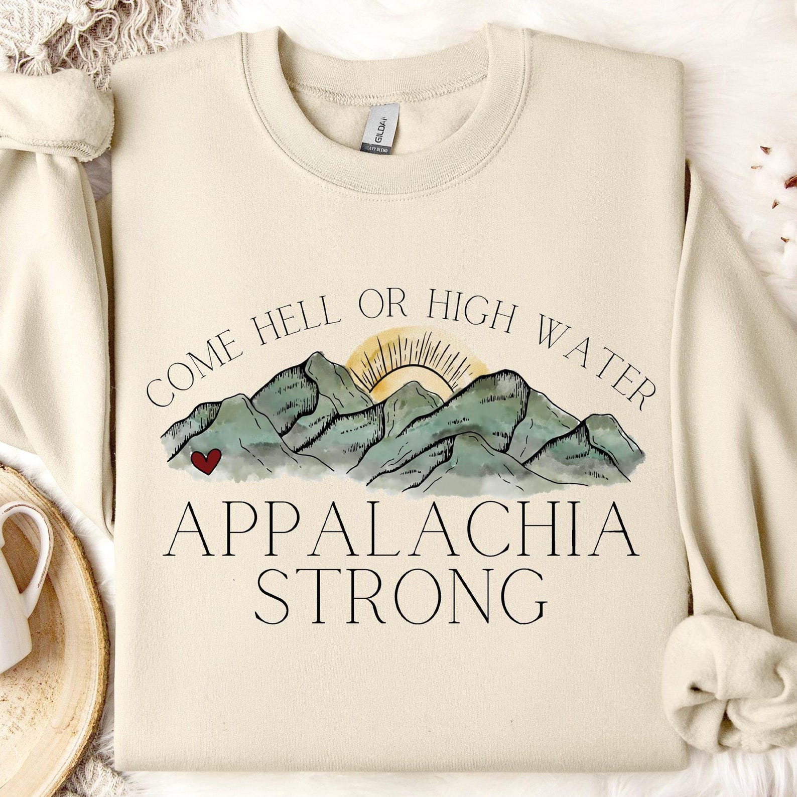 Appalachia Strong Mountain Shirt, North Carolina Hurricane Helene Shirt