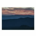 thumbnail image 1 of Appalachian Cutting Board, Landscape Photo of Sunset over Blue Ridge Mountains in Virginia, Decorative Tempered Glass Cutting and Serving Board, in 3 Sizes, by Ambesonne, 1 of 2