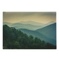 thumbnail image 1 of Appalachian Cutting Board, Panoramic Landscape Photo of Mountain Ridges Virginia, Decorative Tempered Glass Cutting and Serving Board, in 3 Sizes, by Ambesonne, 1 of 2