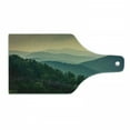 thumbnail image 1 of Appalachian Cutting Board, Panoramic Landscape Photo of Mountain Ridges Virginia, Decorative Tempered Glass Cutting and Serving Board, in 3 Sizes, by Ambesonne, 1 of 2