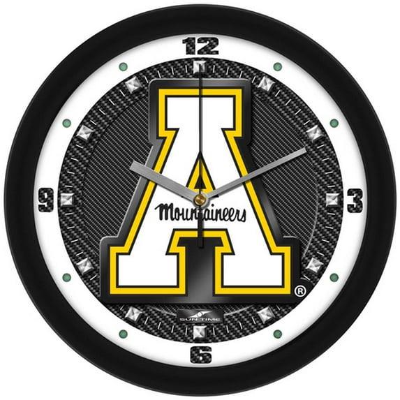 Appalachian State Glass Wall Clock