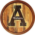 thumbnail image 1 of Appalachian State Mountaineers 21'' x 21'' Weathered Faux Barrel Top Sign, 1 of 5