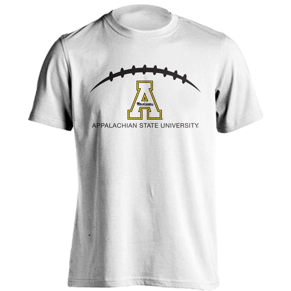 Appalachian State Mountaineers Football Laces Out Short Sleeve T-shirt