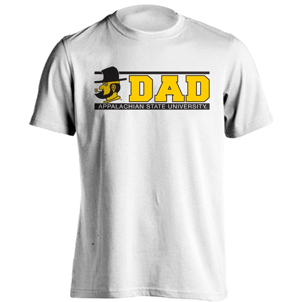 Appalachian State Mountaineers Dad T-Shirt - Proud Parent Tee, Charcoal, Officially Licensed, XL