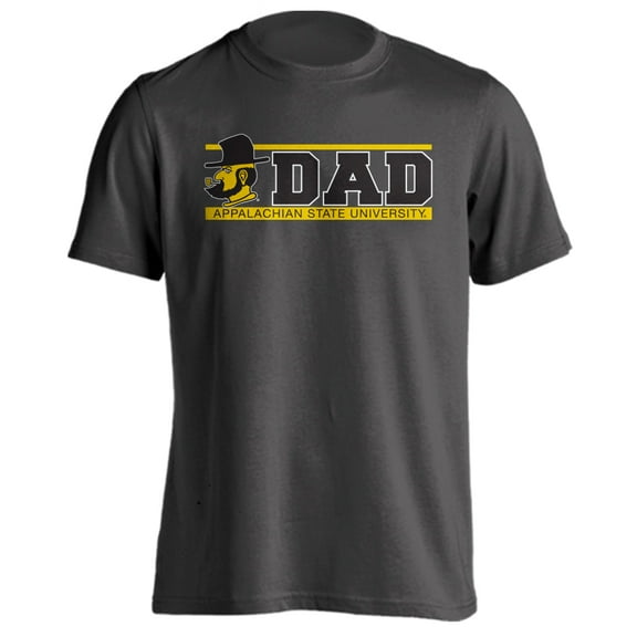 Appalachian State Mountaineers Proud Parent Dad Short Sleeve T-Shirt