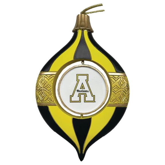 Appalachian State Mountaineers Two-Piece 5.5" Spinning Bulb Ornament Set