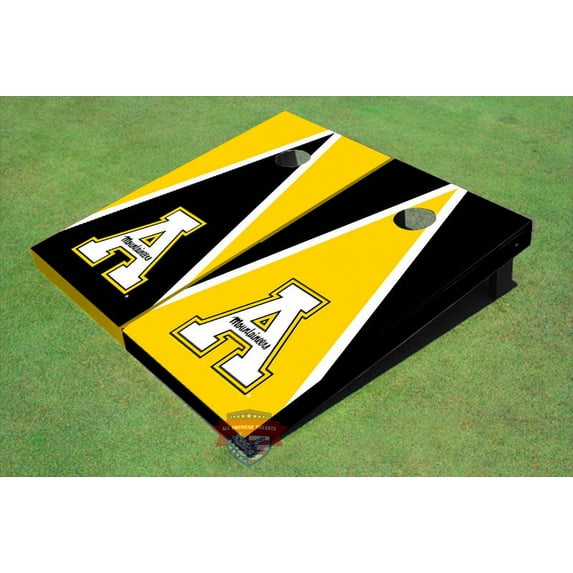 Appalachian State University "A" Alternating Triangle Cornhole Boards