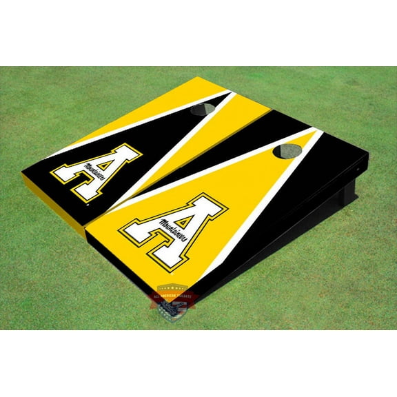 Appalachian State University "A" Alternating Triangle Cornhole Boards