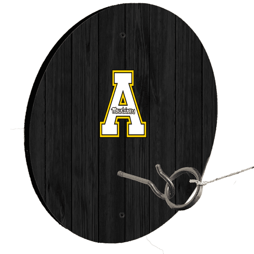 Appalachian State University Black Ring Toss Lawn Game