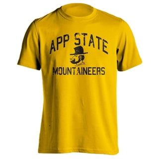 Appalachian State University Mountaineers Distressed Retro Short Sleeve T-Shirt