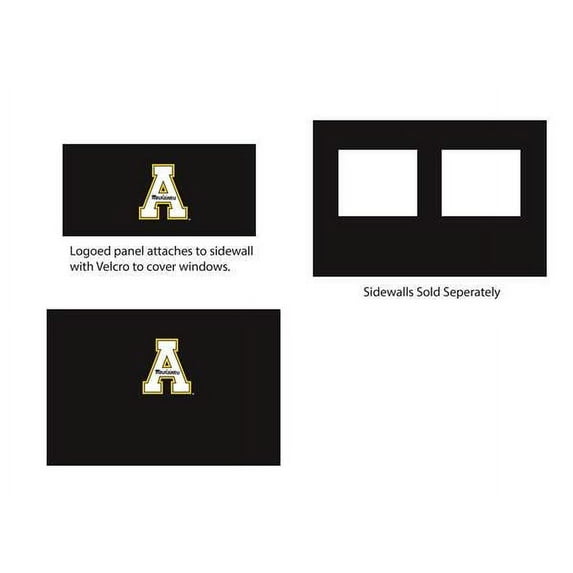 Appalachian State University Mountineers Side Wall Panel for 9X9 Canopy