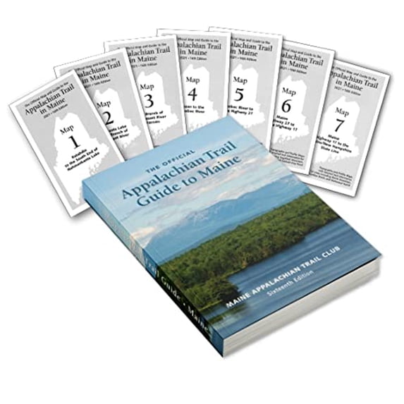 Pre-Owned Appalachian Trail Maine Book and Map Set Paperback