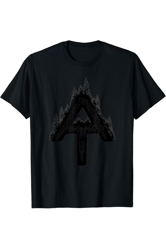 Appalachian Trail Marker Trees Vintage Hiker Retro Logo T-Shirt Size S-5XL