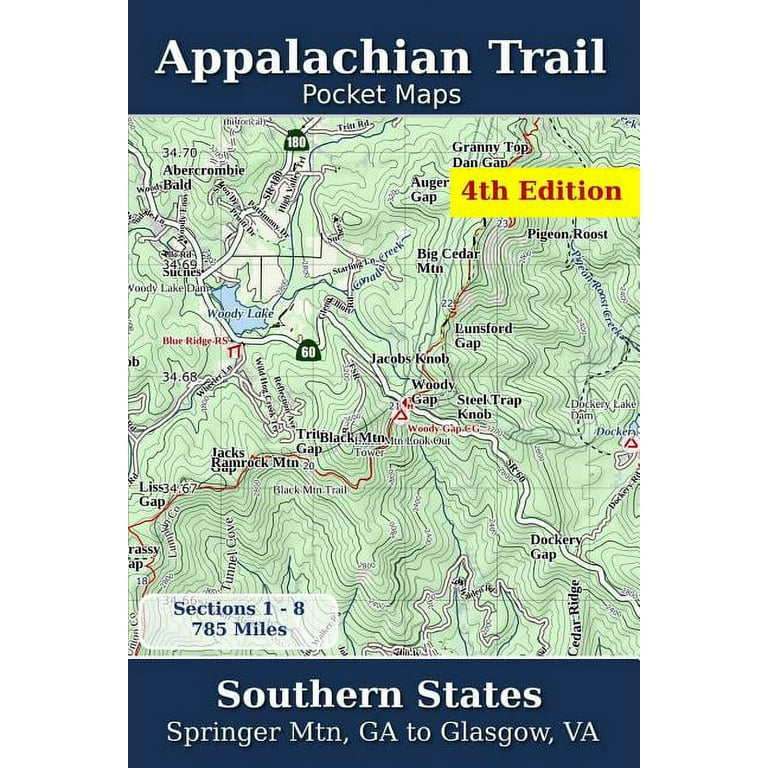 appalachian trail state maps