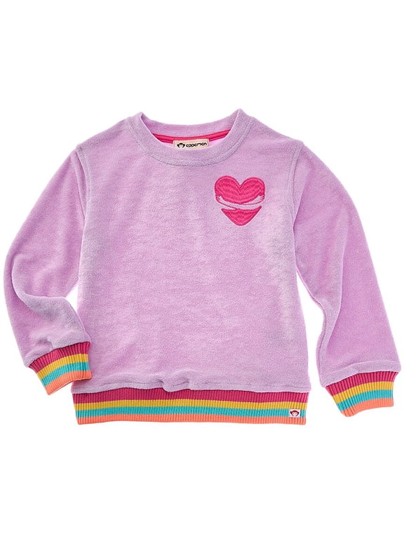 girls Ruby Sweatshirt, 12, Purple