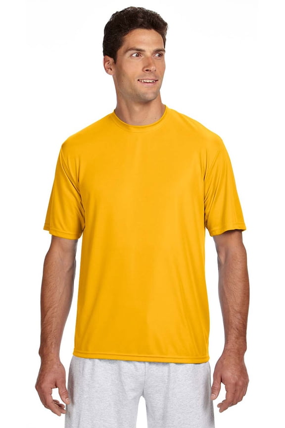 Apparel N3142 S-S Cooling Performance Crew Neck T-Shirt - Gold - 3X-Large