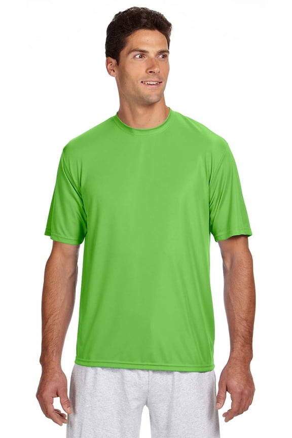 Apparel N3142 S-S Cooling Performance Crew Neck T-Shirt - Lime - Large