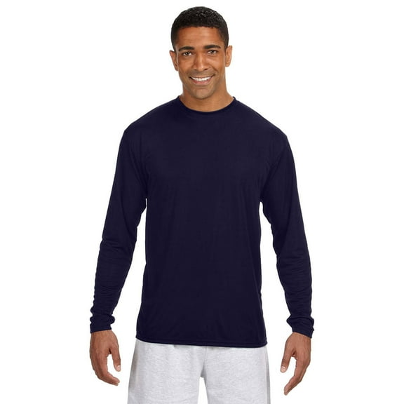 Apparel N3165 Performance Crew Neck T-Shirt - Navy - 3X-Large