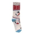 thumbnail image 1 of Primitives by Kathy Unisex Socks - Snowman, Multi, One Size, 1 of 3