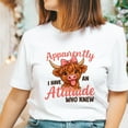thumbnail image 1 of Apparently I Have an Attitude Shirt | Funny Highland Cow Tee | Sarcastic Western Shirt | Adult Humor Sweatshirt | Cow Lover Gift, 1 of 5