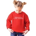 thumbnail image 1 of Apparently, I Like Football Sweatshirt for Women, Teens & Youth Trendy Tailgating Sweater Red Sweatshirt Youth Small, 1 of 5