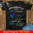 thumbnail image 1 of Apparently We're Trouble When We Work Together Who Knew Hairstylist Hairdresser Shirt Hair Stylist Shirt, Hair Stylist Gift Hairdresser Gift, 1 of 2