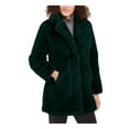 thumbnail image 1 of Apparis Womens Eloise Notch Collar Dress Faux Fur Coat Green L, 1 of 3