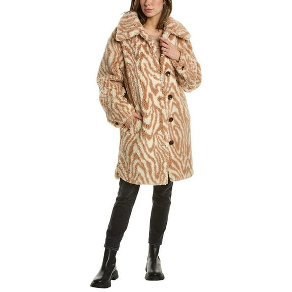 Apparis womens Rico Printed Jacket, XXS, Brown