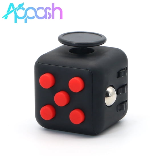 Appash Fidget Cube Stress Anxiety Pressure Relieving Toy Great for Adults and Children[Gift Idea][Relaxing Toy][Stress Reliever][Soft Material]