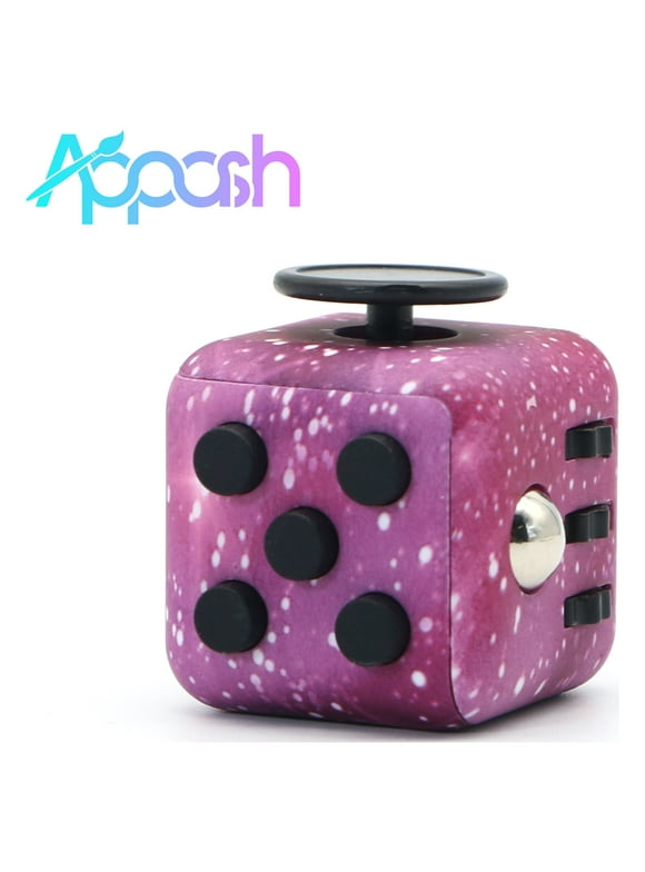Appash Fidget Cube Stress Anxiety Pressure Relieving Toy Great for Adults and Children[Gift Idea][Relaxing Toy][Stress Reliever][Soft Material]